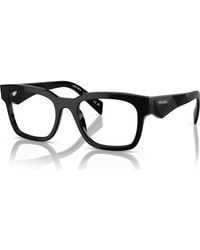 Prada - 51Mm Rectangle Optical Glasses - Lyst