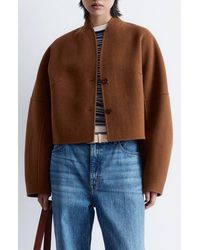 & Other Stories - Double Wool Blend Jacket - Lyst