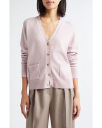 Vince - Pocket Wool Blend Cardigan - Lyst
