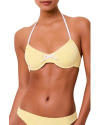 Solid & Striped - The Lolita Halter Bikini Top - Lyst