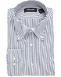 Nordstrom - Trim Fit Royal Oxford Stripe Dress Shirt - Lyst