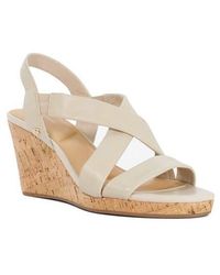 Dune - Kamies Slingback Platform Wedge Sandal - Lyst
