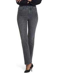 NYDJ - Marilyn High Waist Straight Leg Jeans - Lyst