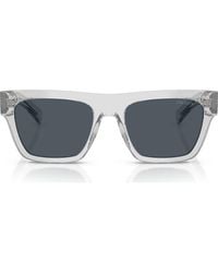 Prada - 55Mm Rectangular Sunglasses - Lyst