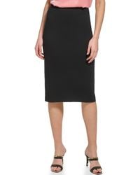 DKNY - Pull-On Pencil Skirt - Lyst