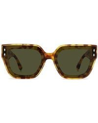 Isabel Marant - 65Mm Oversize Rectangular Sunglasses - Lyst