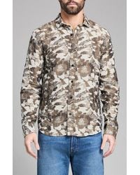 Billy Reid - Camellia Jacquard Cedar Button-Up Shirt - Lyst