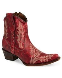 Circle - Embroidered Western Boot - Lyst