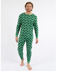 Leveret - Cotton Printed Matching Family Pajamas - Lyst