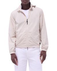 Bugatchi - Water Repellent Packable Jacket With Removable Hood - Lyst