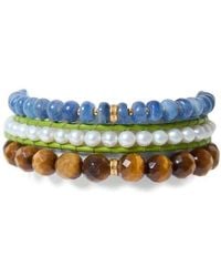 Chan Luu - Trinity Tigers' Eye Bracelet Set - Lyst