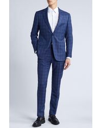 Emporio Armani - G-line Windowpane Check Wool Suit - Lyst