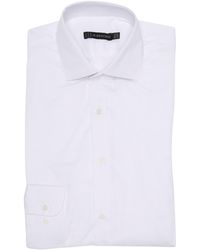 JB Britches - Yarn-dyed Solid Dress Shirt In White At Nordstrom Rack - Lyst
