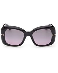 Tom Ford - 52Mm Gradient Square Sunglasses - Lyst