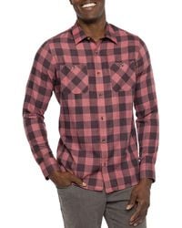 Travis Mathew - Cloud Plaid Flannel Button-up Shirt - Lyst