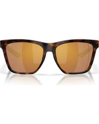 Costa Del Mar - 57Mm Polarized Mirrored Rectangular Sunglasses - Lyst