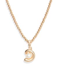Jenny Bird - Daphne Imitation Pearl Pendant Necklace - Lyst