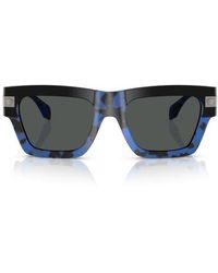 Versace - 52Mm Rectangular Sunglasses - Lyst