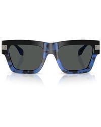 Versace - 52Mm Rectangular Sunglasses - Lyst