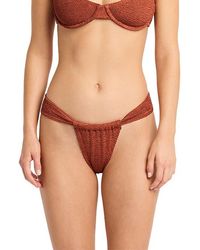 Bondeye - Georgia Ruched Bikini Bottoms - Lyst