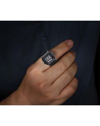 Breed - Austin Lcd Silicone Ring Watch - Lyst