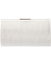 nina silver clutch