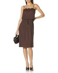 AFRM - Tabitha Lace Trim Midi Dress - Lyst