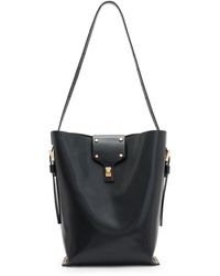 AllSaints - Miro Leather Shoulder Bag - Lyst