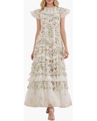 Needle & Thread - Colette's La Vie En Rose Round Neck Gown - Lyst