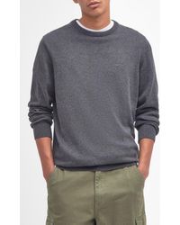 Barbour - Pima Cotton Crewneck Sweater - Lyst