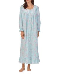 Eileen West - Long Sleeve Cotton Lawn Ballet Nightgown - Lyst