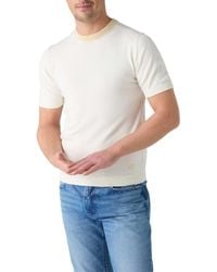 Robert Talbott - Gibson Cotton Cashmere Short Sleeve Crewneck Sweater - Lyst