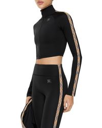 Burberry - Astrid Crop Track Jacket - Lyst