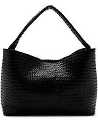 Mango - Braided Leather Bucket Bag - Lyst