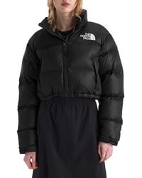 The North Face - Nuptse Water Repellent 700 Fill Power Down Short Puffer Jacket - Lyst