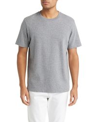 FRAME - Duo Fold Cotton T-shirt - Lyst