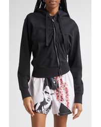 VAQUERA - Twisted Full Zip Hoodie - Lyst