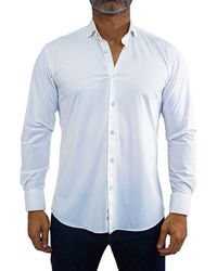 Maceoo - Einstein Contemporary Fit Stretch Button-Up Shirt - Lyst