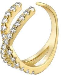 BEN ONI - Pave X Ear Cuff - Lyst