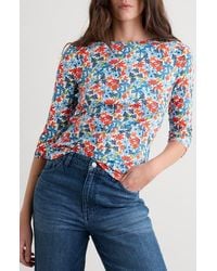 Seasalt Cornwall - Easel Stretch Organic Cotton Top - Lyst
