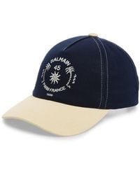 Balmain - Club Logo Adjustable Cotton Twill Baseball Cap - Lyst