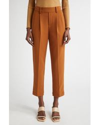 Vince - Pleated Pull-On Tapered Leg Pants - Lyst