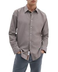 Rag & Bone - Tomlin Stretch Dobby Button Front Shirt - Lyst