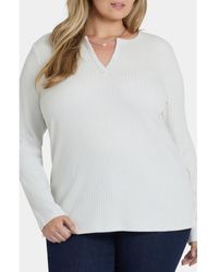 NYDJ - Metallic Rib Top - Lyst
