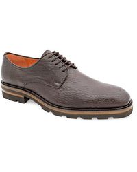 Mezlan - Grained Leather Derby - Lyst
