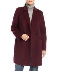 Fifteen Twenty - Row Brushed Wool Blend Coat - Lyst