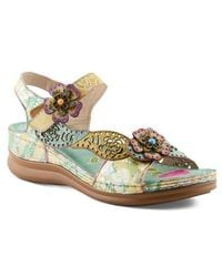 Spring Step - Script Sandal - Lyst
