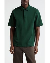 Burberry - Embroidered Equestrian Knight Cotton Piqué Polo - Lyst