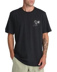 RVCA - Bryce Bloom Graphic T-Shirt - Lyst