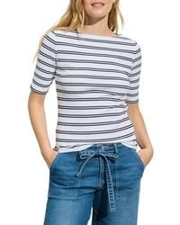Sanctuary - Boat Neck Rib Top - Lyst